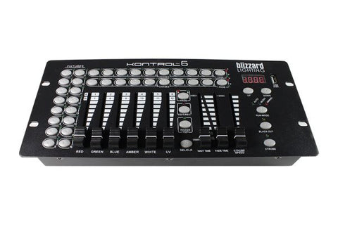 Blizzard Lighting KONTROL6 12-channel, 6 fader DMX controller.