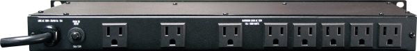Furman M8DX 15A Standard Power Conditioner W/Lights &amp;amp; Digital Volt Meter, 9 Outlets, 1RU, 6