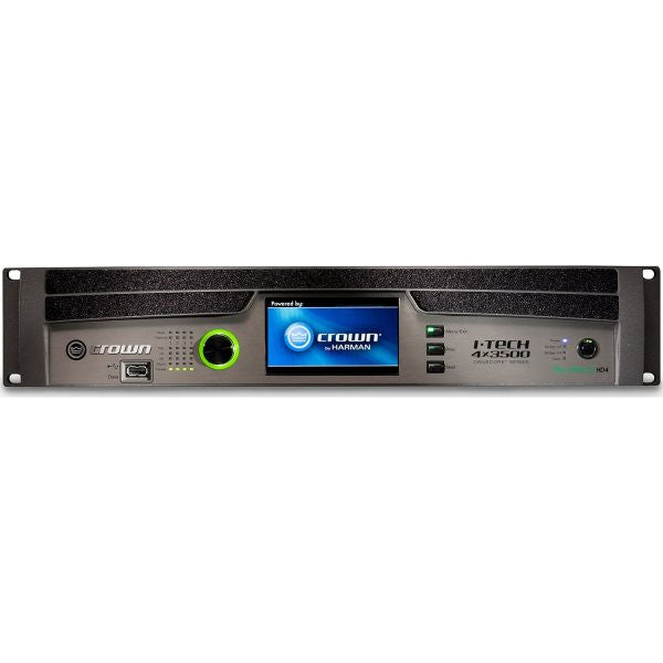 Crown IT4X3500HDB Four-channel, 4000W @ 4? Power Amplifier, Binding Post Version
