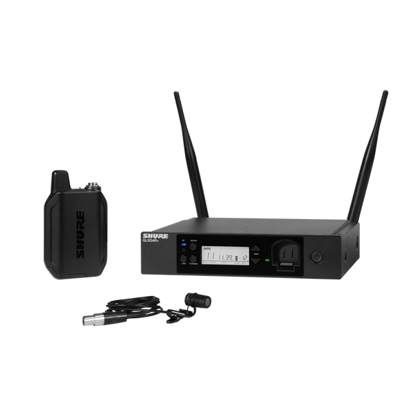 Shure GLXD14R+85 Digital Wireless Rack System with WL185 Lavalier Microphone