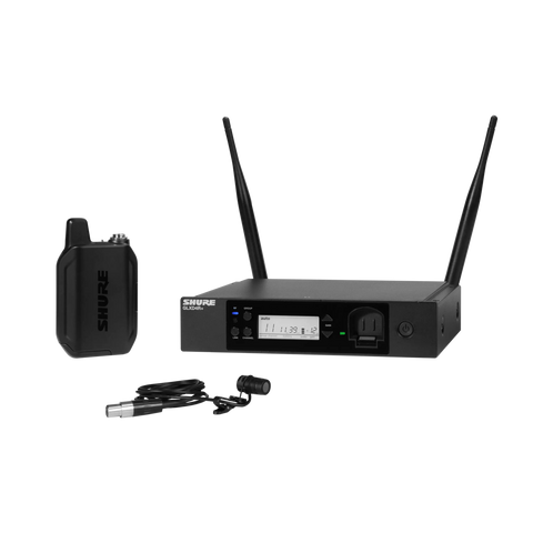 Shure GLXD14R+85 Digital Wireless Rack System with WL185 Lavalier Microphone