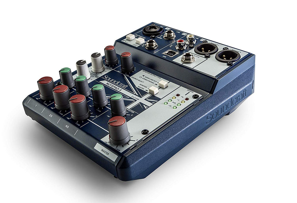 Soundcraft Notepad-5 Small-format Analog Mixing Console with USB I/O