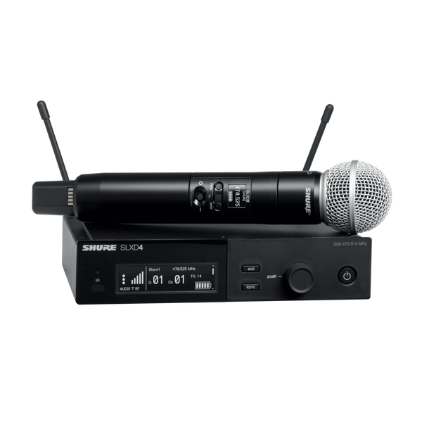 Shure SLXD24/SM58-G58 HH System with SM58 Mic (470-514MHz)