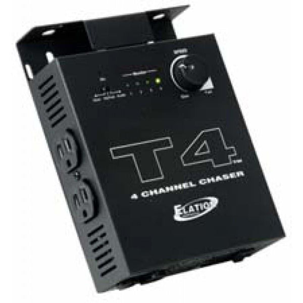 American DJ T4 4 channel chase controller. Sound active with chase or timer.                                        - Image 1