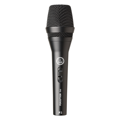 AKG P3 S High-performance dynamic microphone with on/off switch