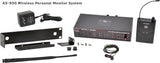 AS-950 16 CHANNEL STEREO WIRELESS PERSONAL IN-EAR MONITOR SYSTEM