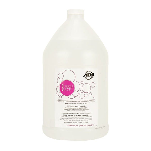 American DJ BUBG Bubble juice formulated for use in bubble machines. 1 gallon only.