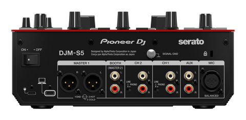 Pioneer DJM-S5 Scratch-style 2-Channel DJ Mixer (Gloss Red)