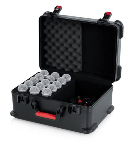 Gator Cases with Drops For (15) Mics - Image 1