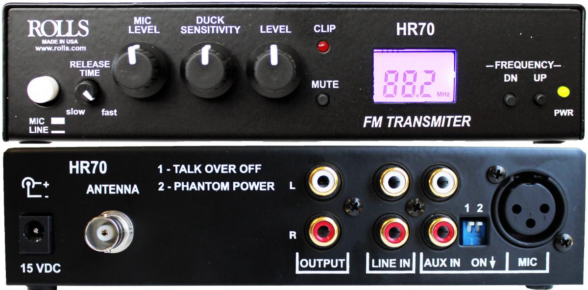 Rolls HR70 FM Broadcast Transmitter