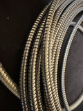 Armoured Cable 1/4" to 1/4" Cable 25ft