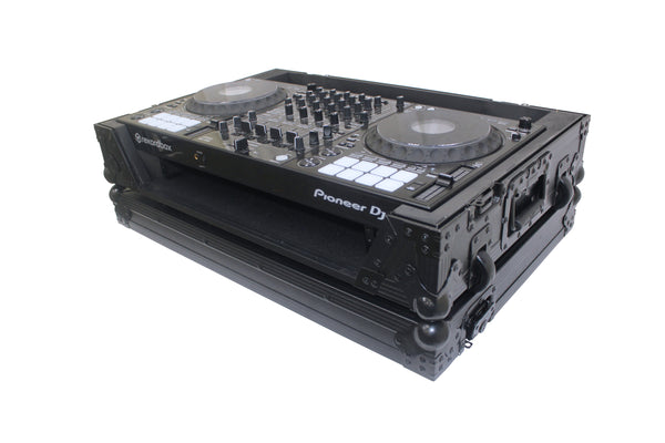 Flight Case for Pioneer DDJ-1000 & DDJ-1000 SRT Digital Controller W-Wheels | Black on Black