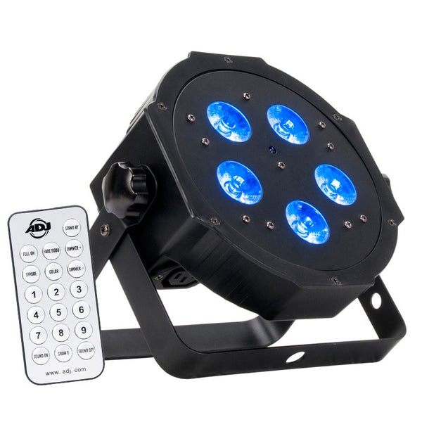 American DJ Mega Hex Par is a Compact, LED Par with 5 x 6-Watt, 6-IN-1 (RGBAW + UV) LEDs - Image 1