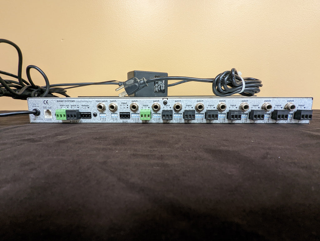 BiAmp 801 - Used - Single Rack Space Mixer