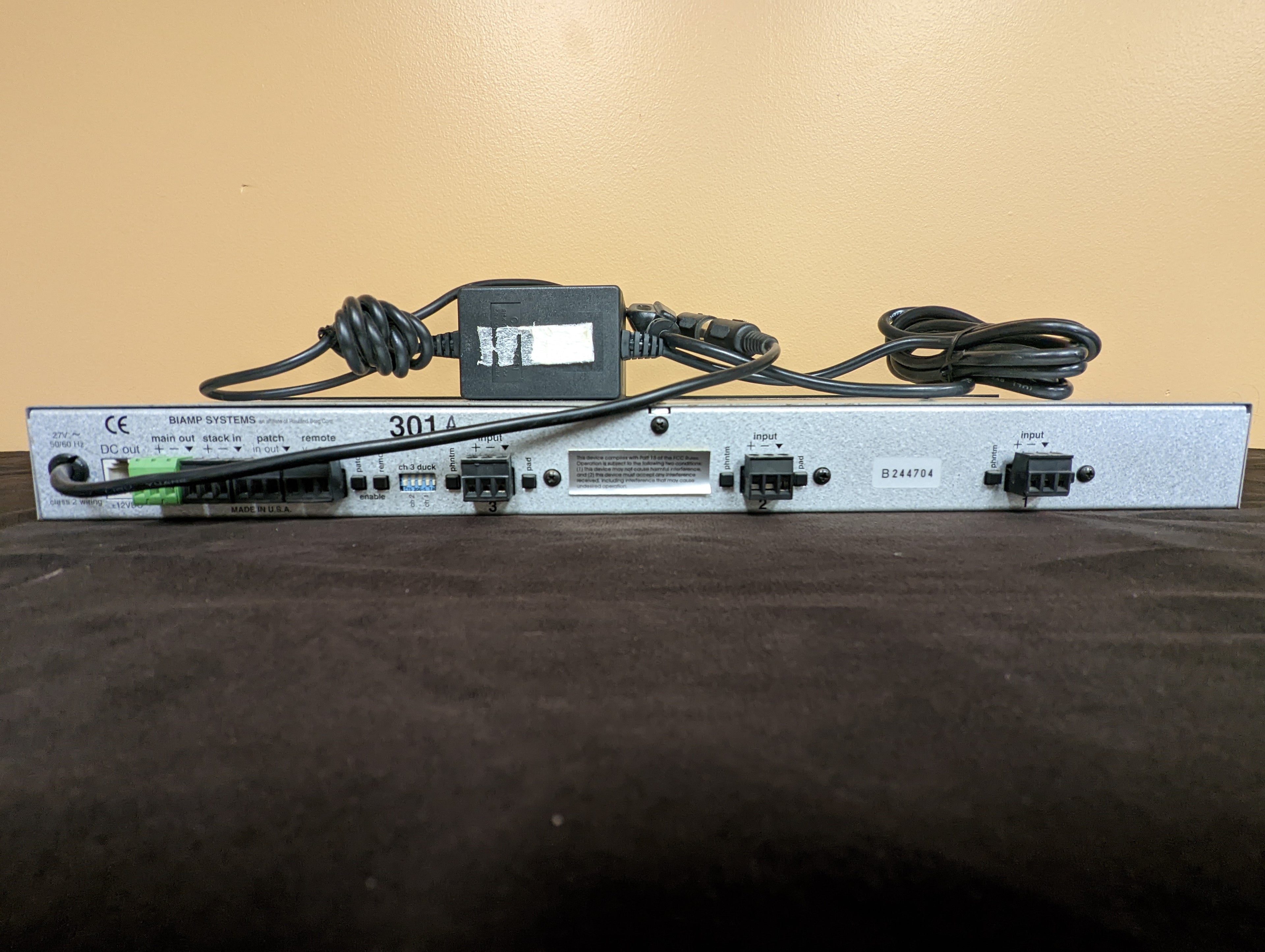 BiAmp 301 - Used 3 Channel Mic/Line Mixer