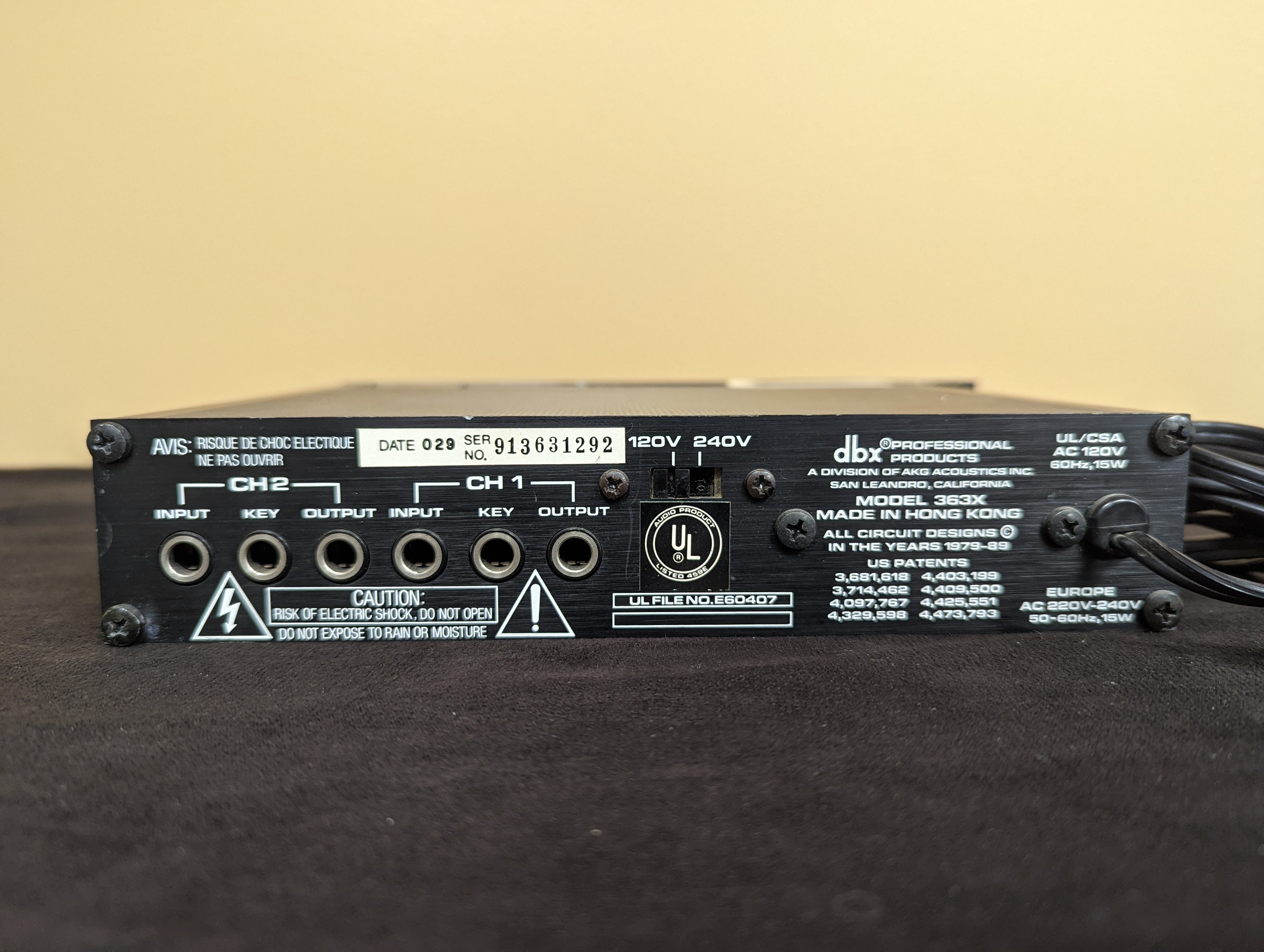 DBX 363X - Used Dual Gate