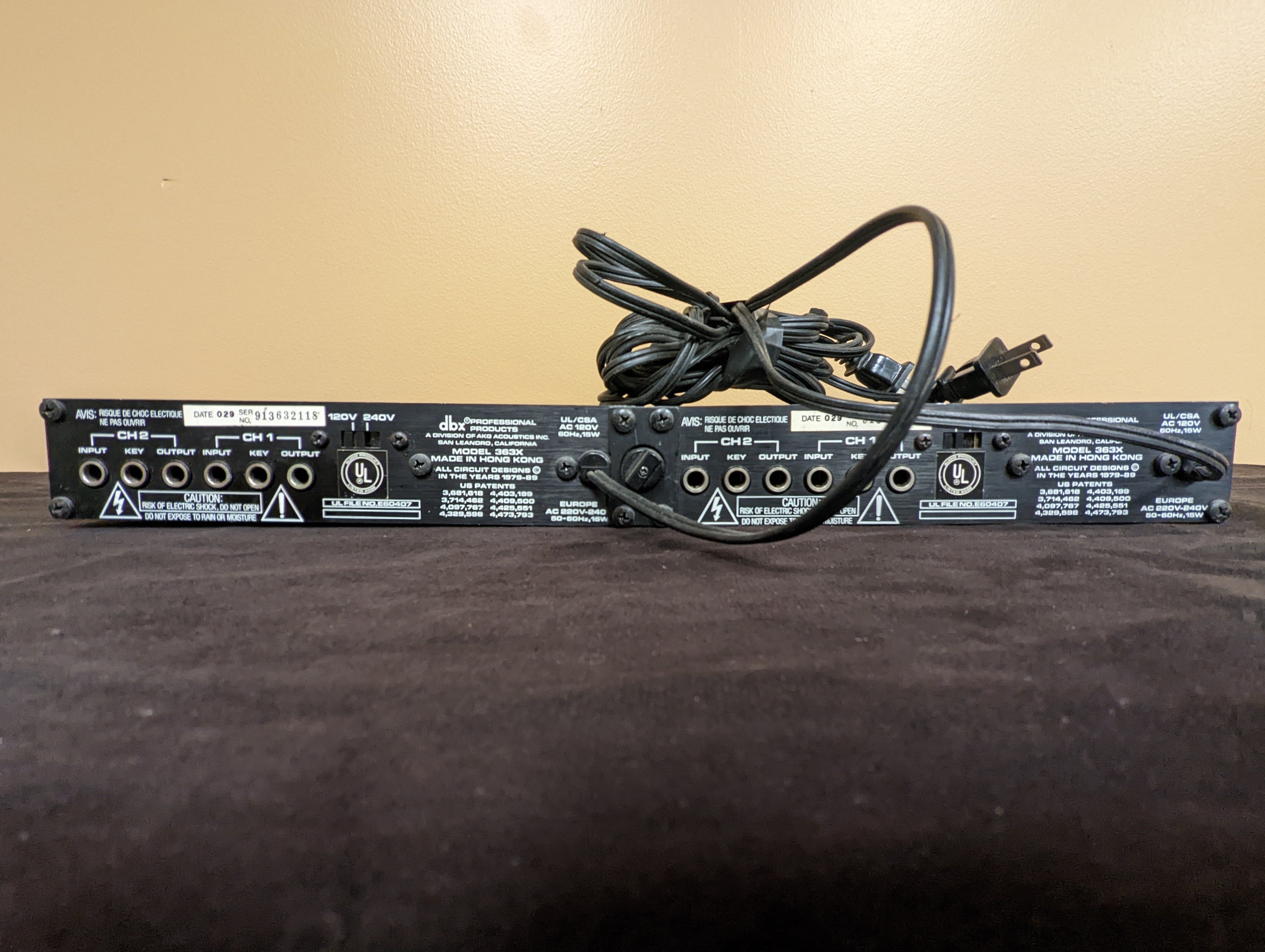 DBX 363X - Used Dual Gate (Racked Pair)