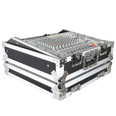 Universal 10U 19" Topload Rack Mountable Live Sound Mixer Flight Case