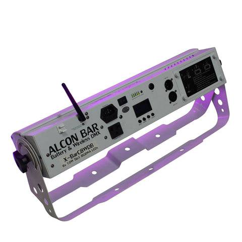 ALCON BAR 8x 5in1 RGBWA 10W LED Light Battery Powered Wireless DMX