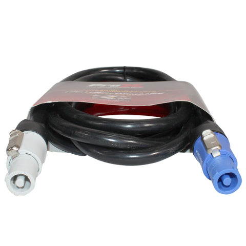 10 Ft. High Performance 12AWG Blue to Gray Link Cable for powerCON equipped devices