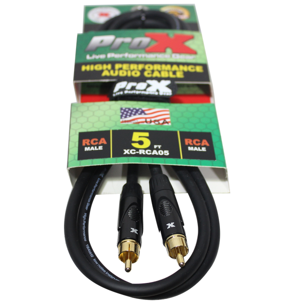 5 Ft. High Performance Audio Cable RCA to RCA