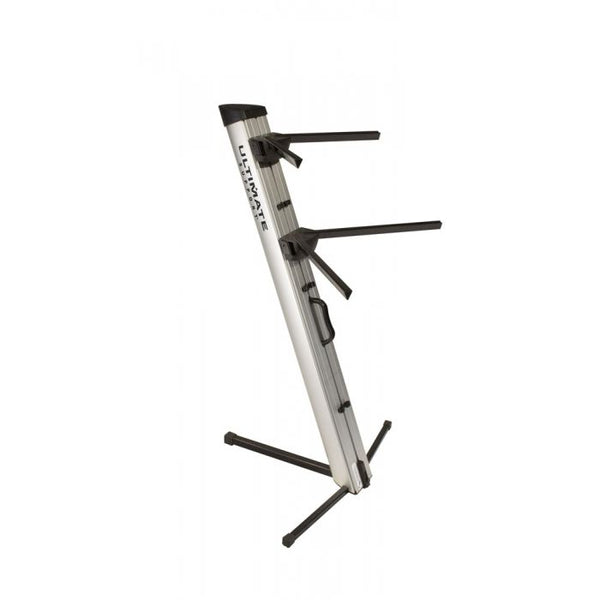 Ultimate Support APEX? Series Two-tier Portable Column Keyboard Stand (Silver) - Image 1
