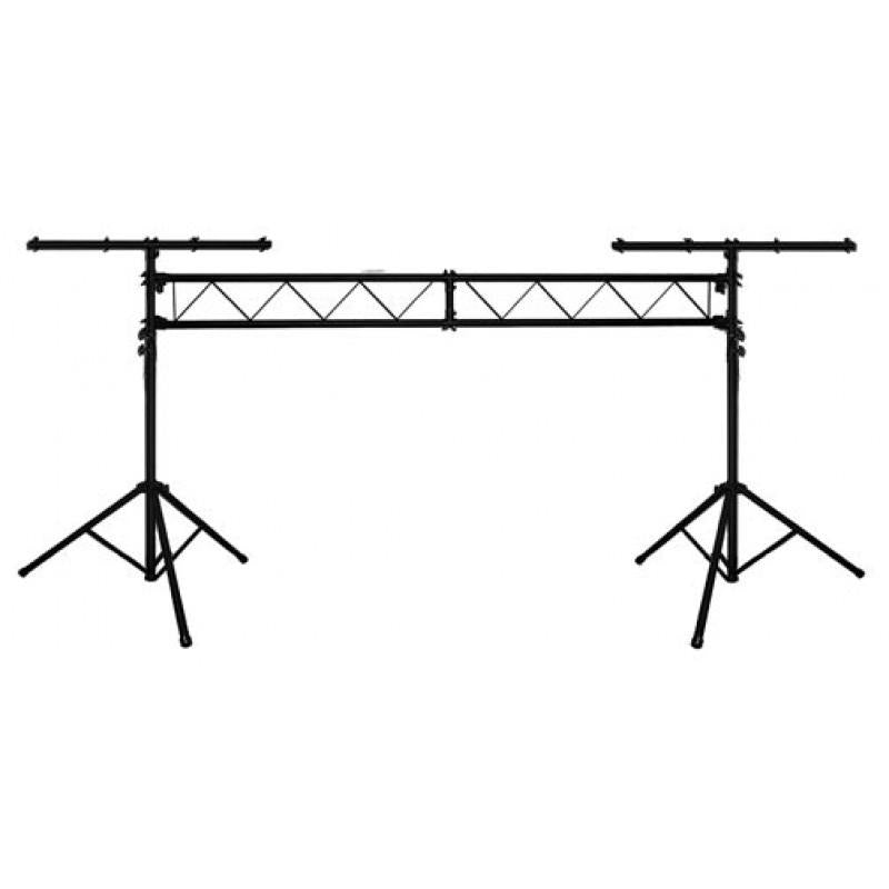 American DJ LTS50T Portable truss system. 200 Lbs. capacity(evenly distributed) Includes:2 x tripods, 2 x LTS 50 I-Beam - Image 1