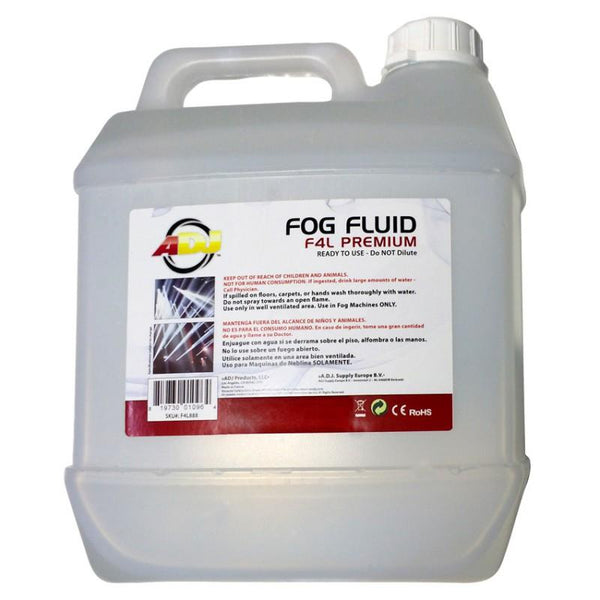 American DJ F4LPREMIUM Premium Fog Fluid for American DJ Fog Machine (4 Liters)                                             - Image 1