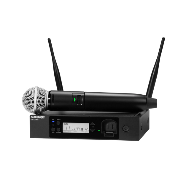 Shure GLXD24R+SM58 Digital Wireless Rack System with SM58® Vocal Microphone