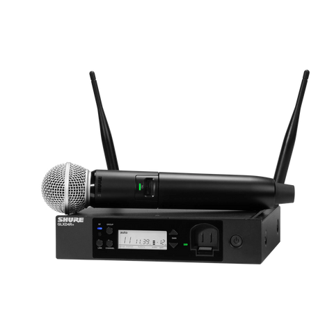 Shure GLXD24R+SM58 Digital Wireless Rack System with SM58® Vocal Microphone