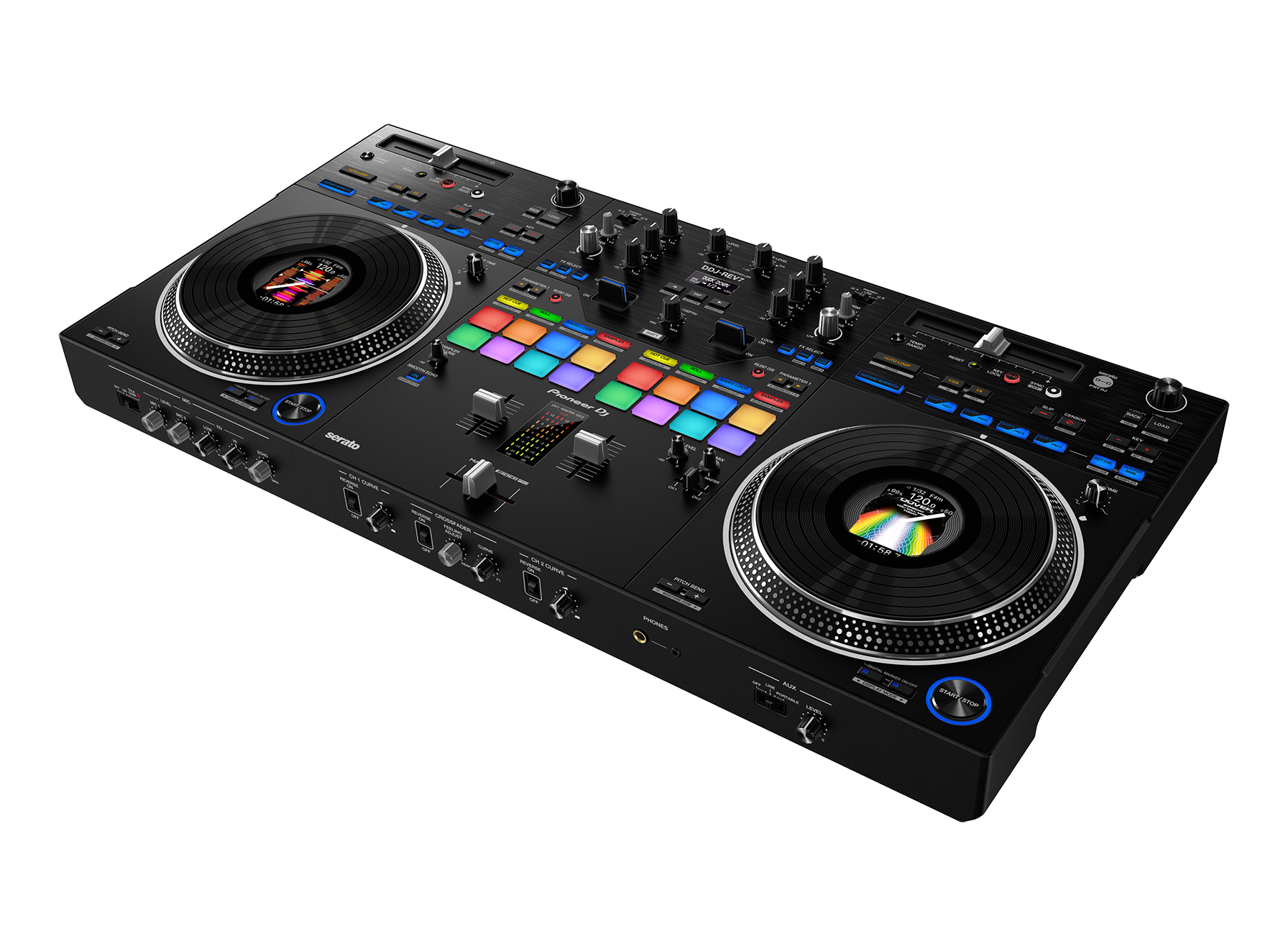 DDJ-REV7 Scratch-style 2-channel professional DJ controller for Serato DJ Pro (Black)