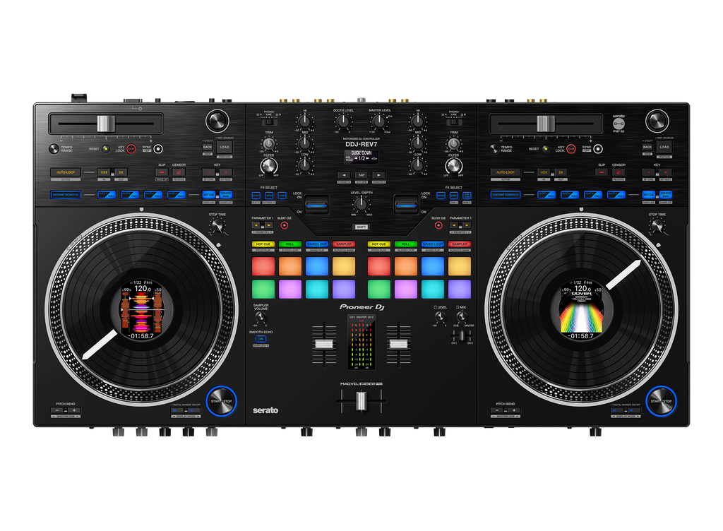 DDJ-REV7 Scratch-style 2-channel professional DJ controller for Serato DJ Pro (Black)