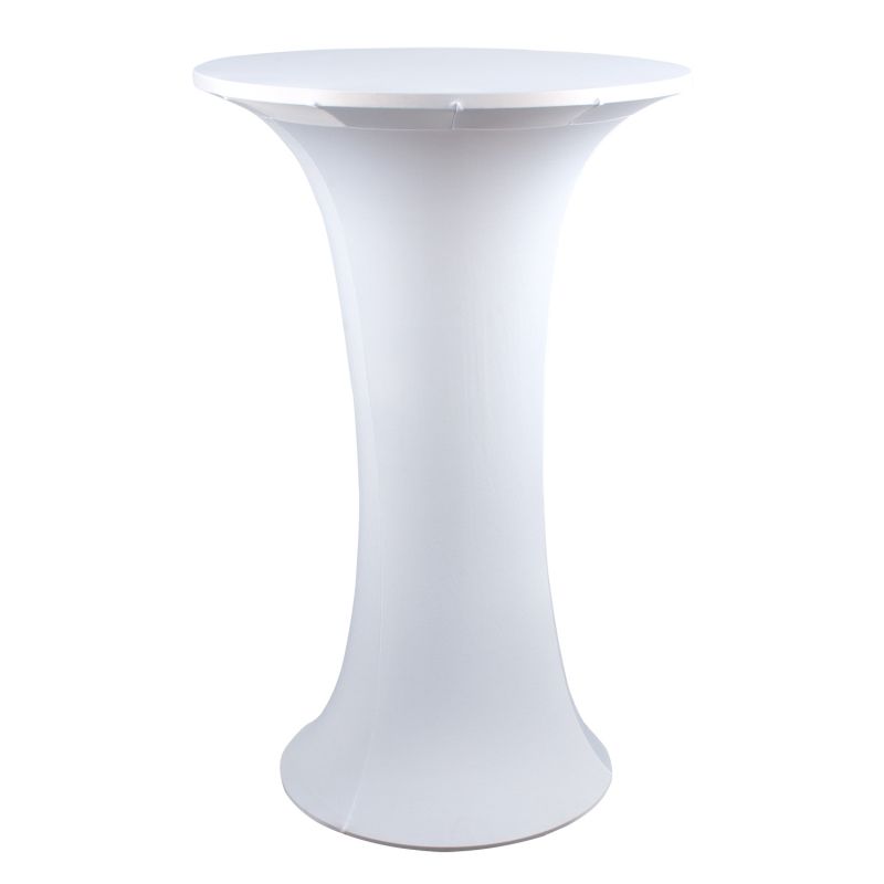 Eliminator White Décor Scrim for Cocktail Table