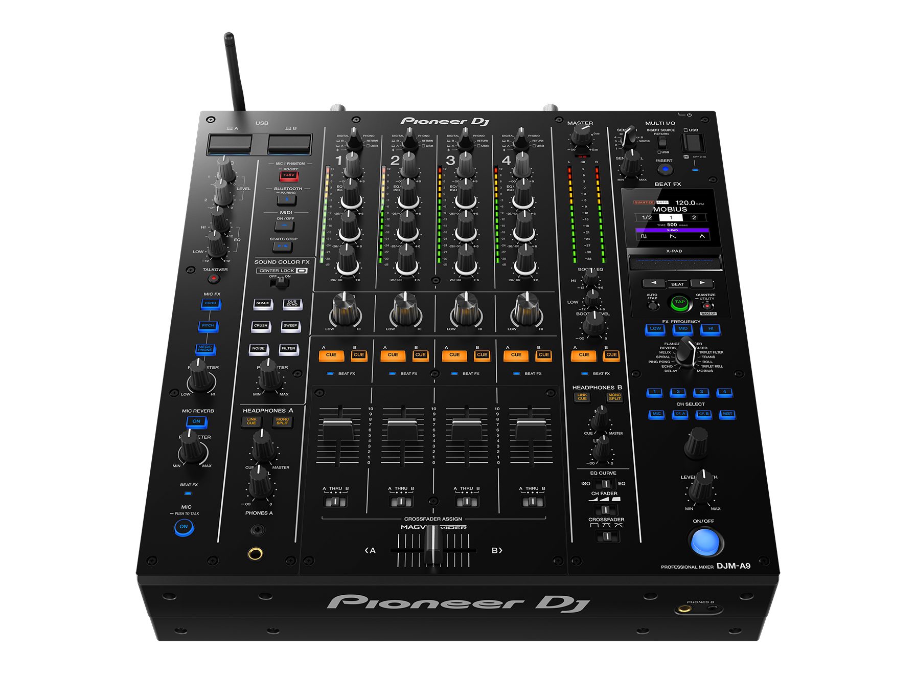 Pioneer DJ DJM-A9 4 channel professional DJ mixer