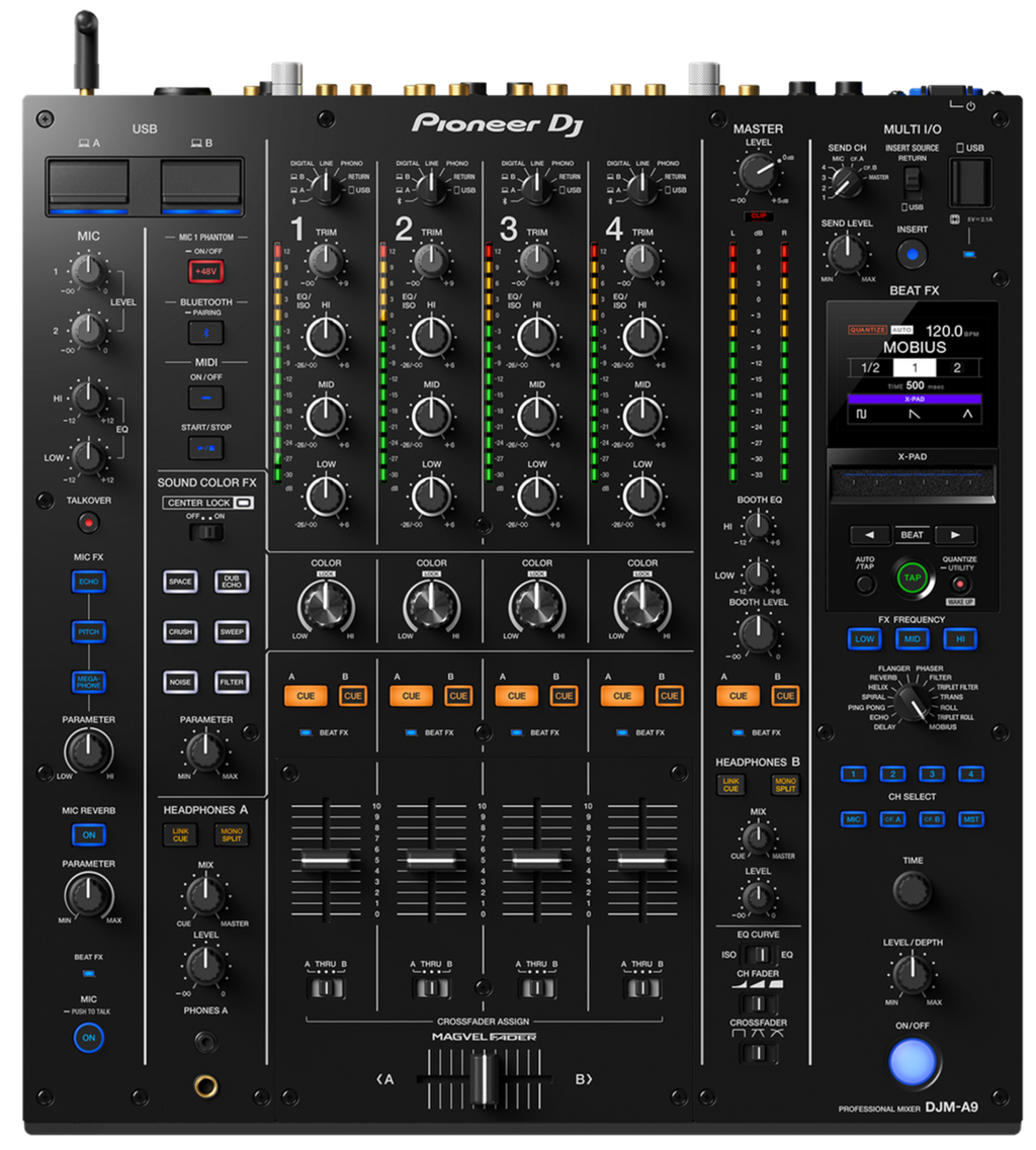 Pioneer DJ DJM-A9 4 channel professional DJ mixer