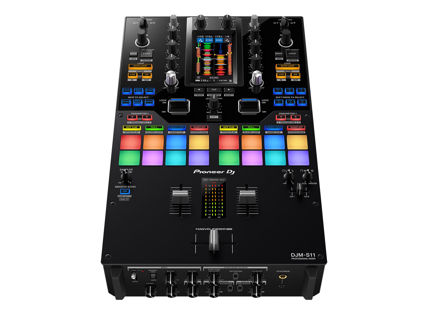 Pioneer DJM-S11 Professional scratch style 2-channel DJ mixer