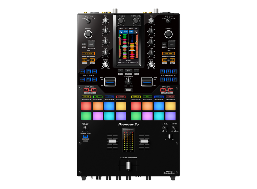 Pioneer DJM-S11 Professional scratch style 2-channel DJ mixer
