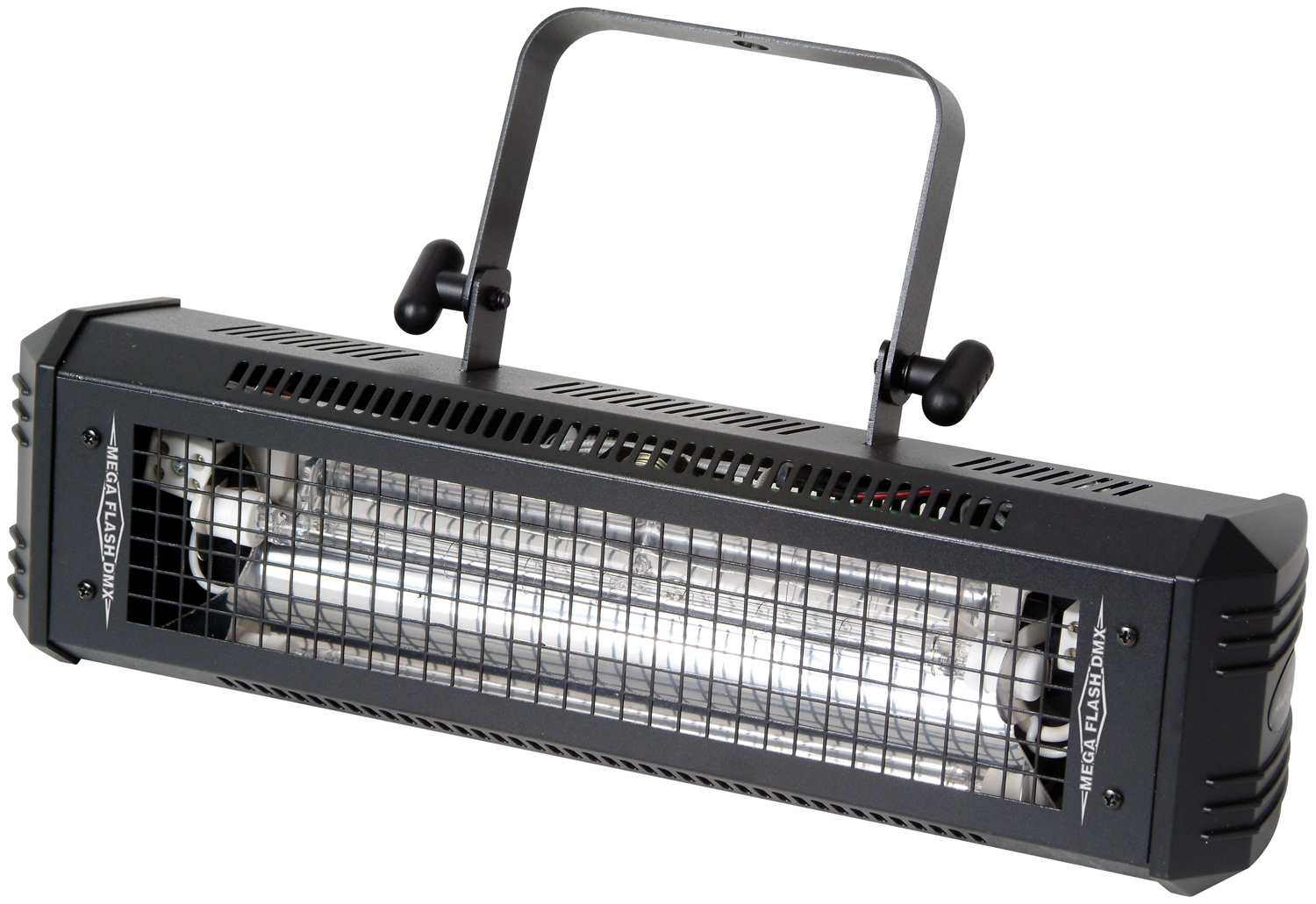 American DJ MEGAFLASHDMX 800W DMX strobe light. Speed & dimmer control knob on rear panel                                     - Image 1
