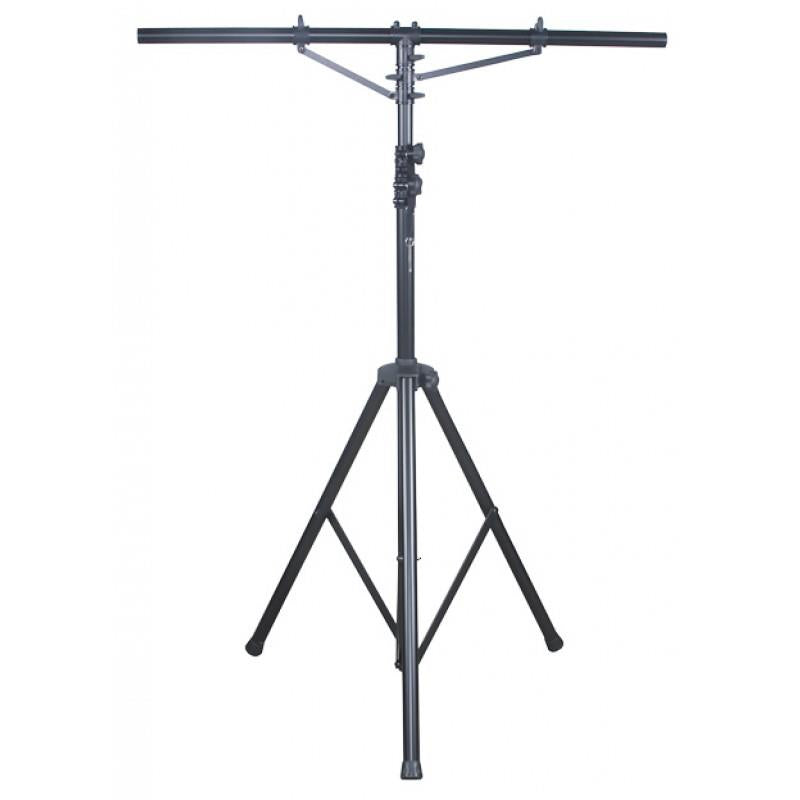 American DJ LTS2 12 foot heavy duty black tripod stand.                                                               - Image 1