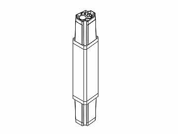 Electro Voice EVOLVE50PLSW Column Speaker Pole/Short/White - Image 1
