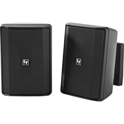 Electro Voice EVID-S4.2T 4" 2-Way 70/100V Commercial Loudspeaker Pair - Black - Image 1