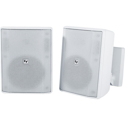 Electro Voice EVID-S5.2 5.25" 2-Way 8 Ohms Commercial Loudspeaker Pair - White - Image 1