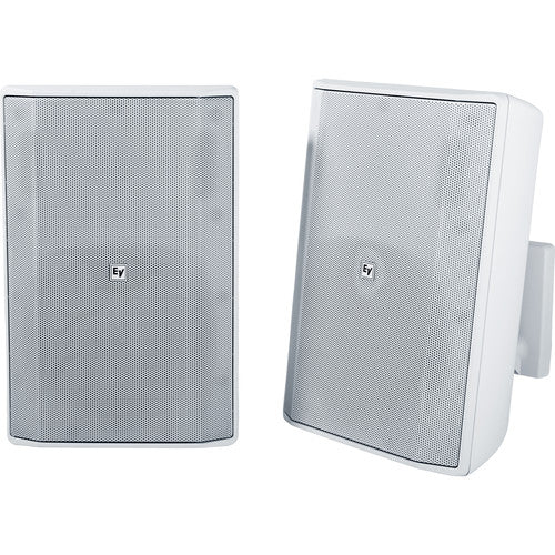 Electro Voice EVID-S8.2T 8" 2-Way 70/100V Commercial Loudspeaker Pair - White - Image 1