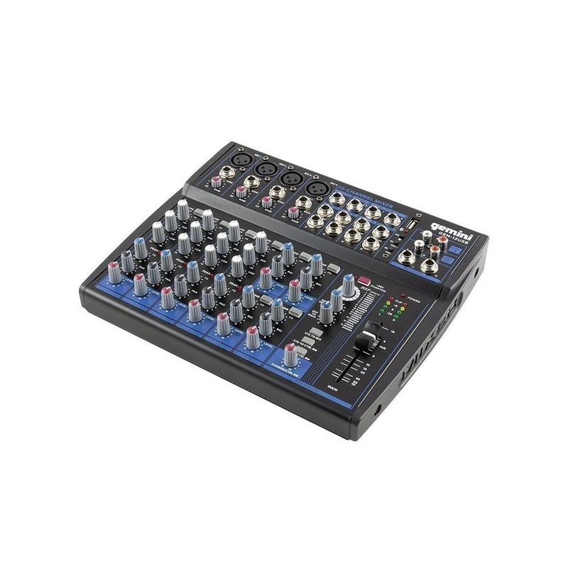Gemini GEM-12USB: Compact 12 Channel Bluetooth Mixer