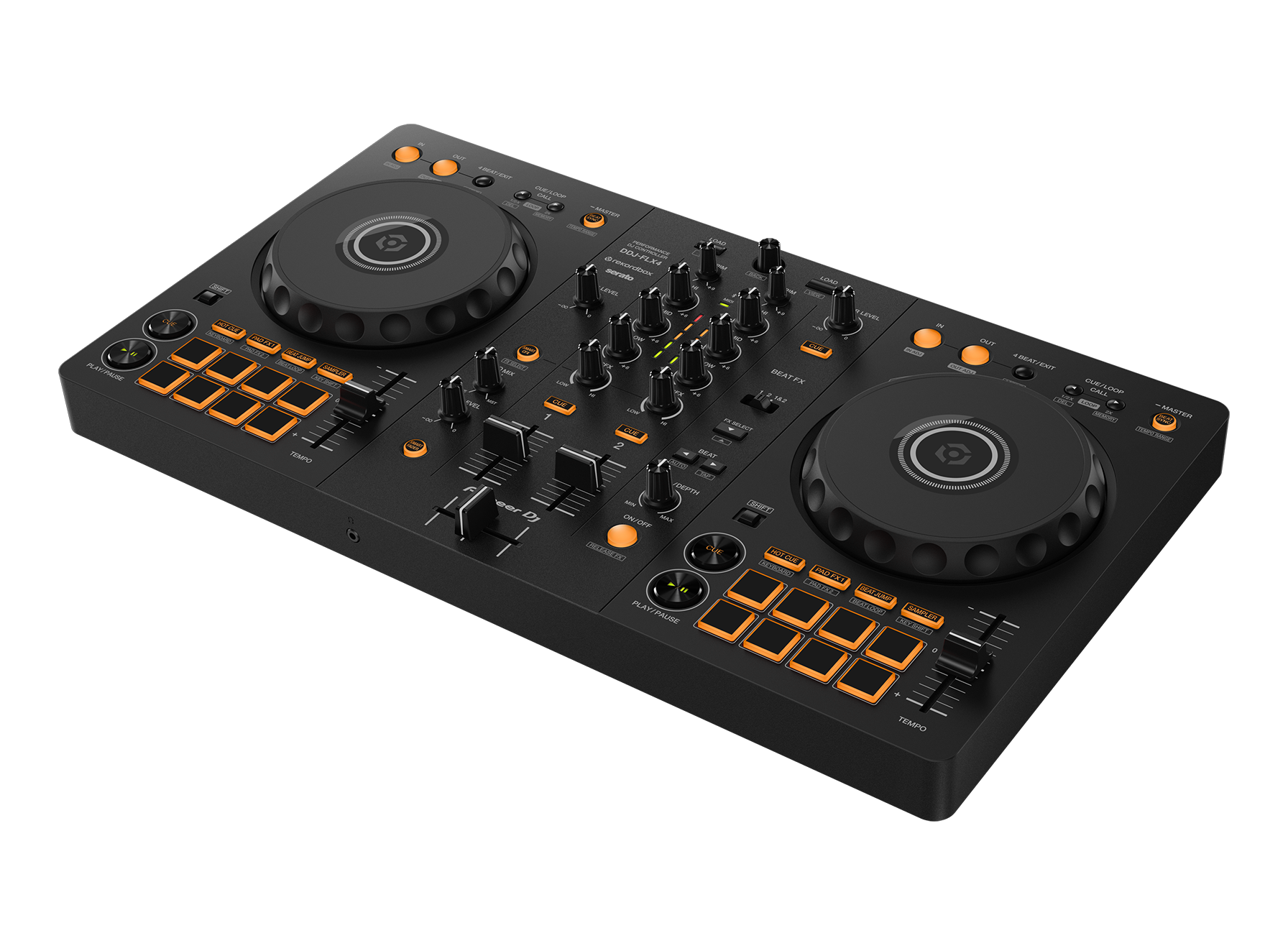 Pioneer DDJ-FLX4 2 Deck DJ Controller for rekordbox & serato DJ lite