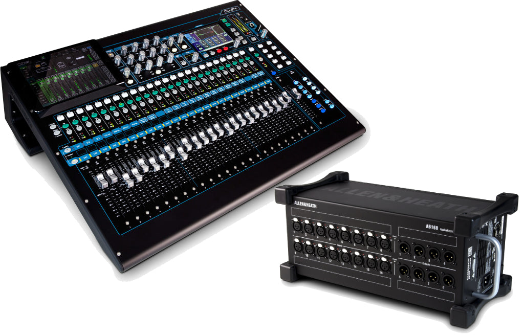 Allen & Heath QU24C + AB168 Stage Box